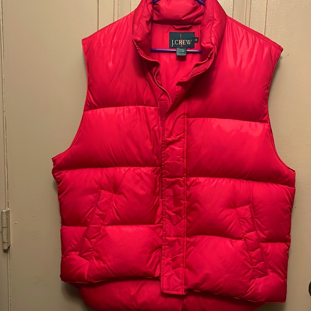 JCrew Red Mens Vest